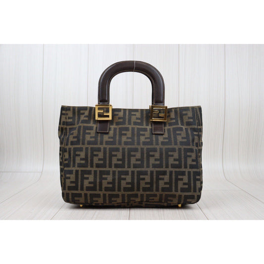 Very Good ( Rank A) ｜ FENDI Zucca Mamma HandBag ｜24022803
