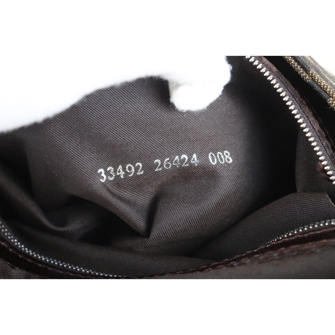 Rank A｜ FENDI Zucca Mamma Baguette Shoulder Bag ｜V23092232