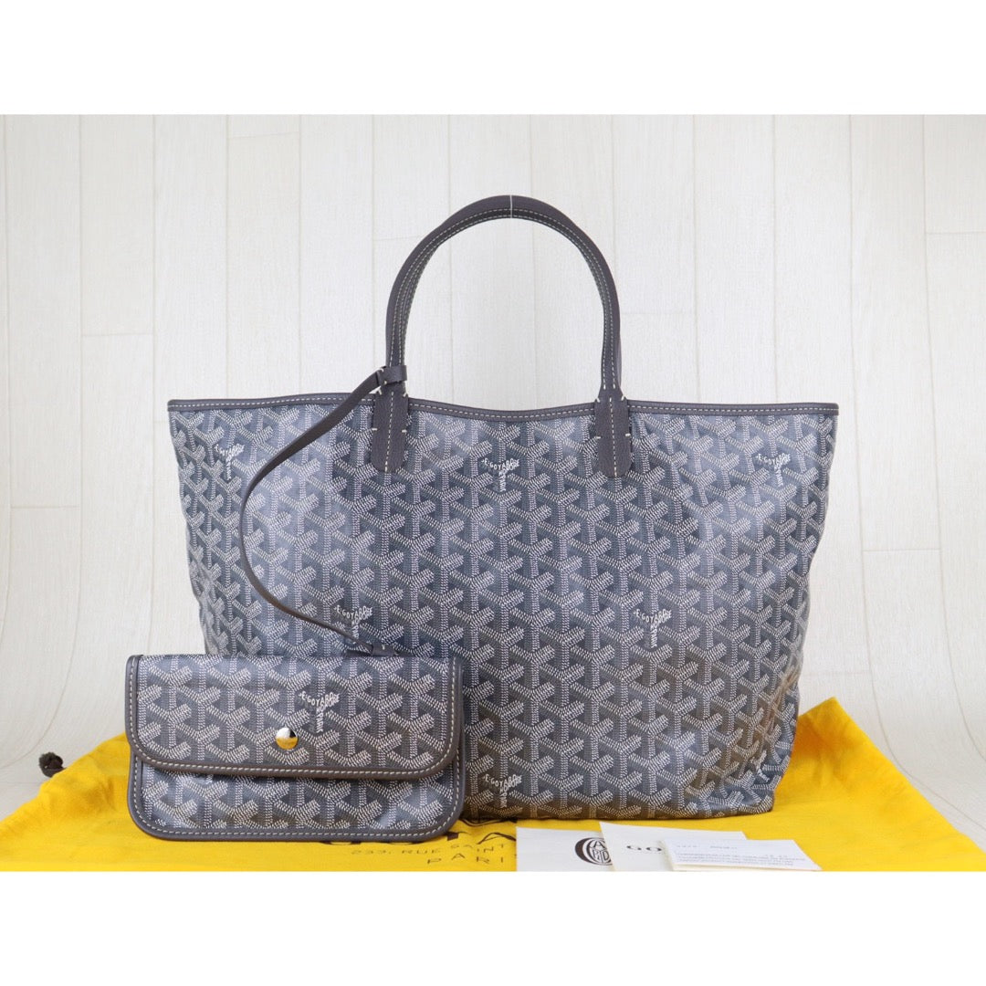 Very Good ( Rank A)｜ Goyard Saint-Louis PM Tote Bag Grey｜H25011324