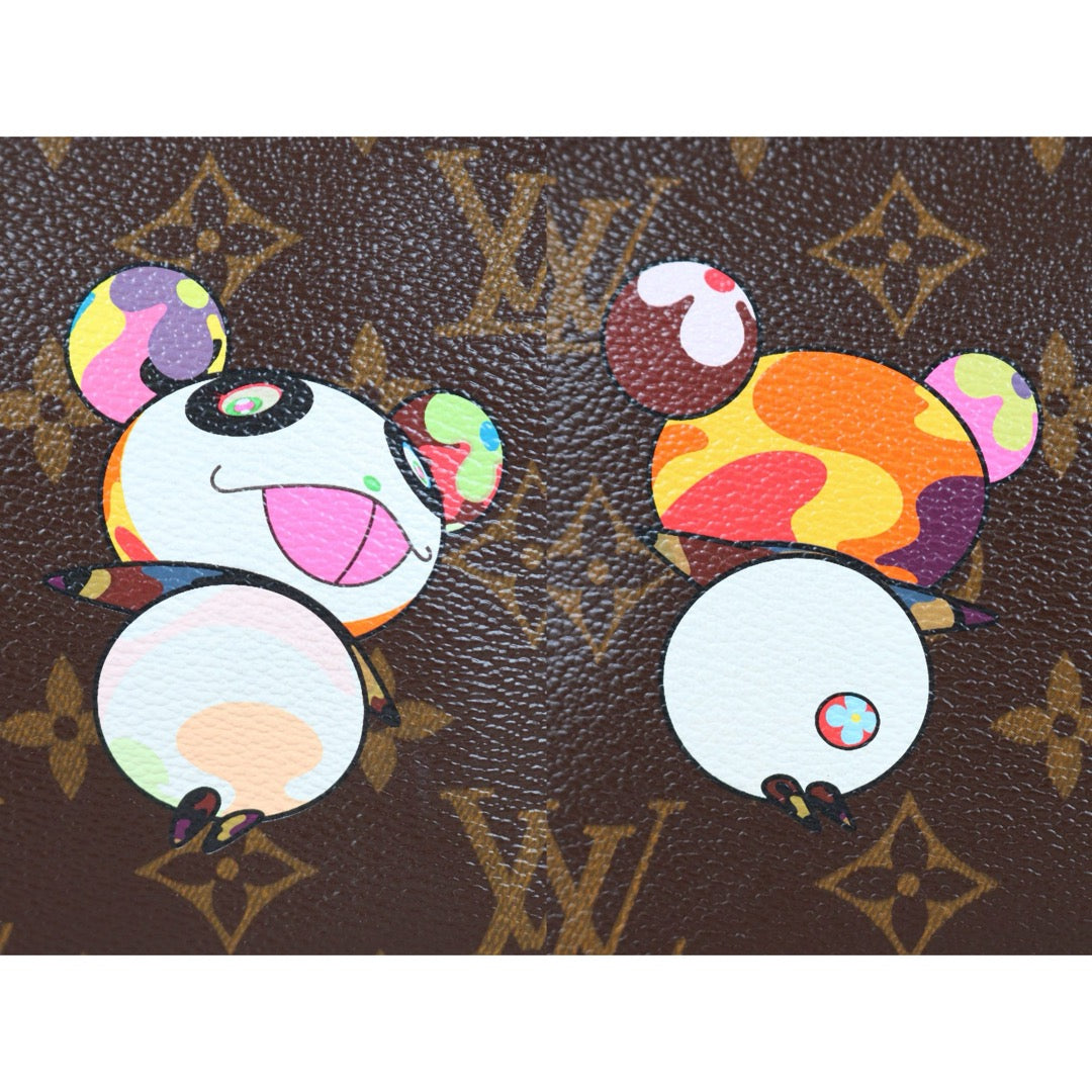 Very Good ( Rank A)｜ LV Takashi Murakam Panda Monogram Pochette Accessoires ｜S24110605