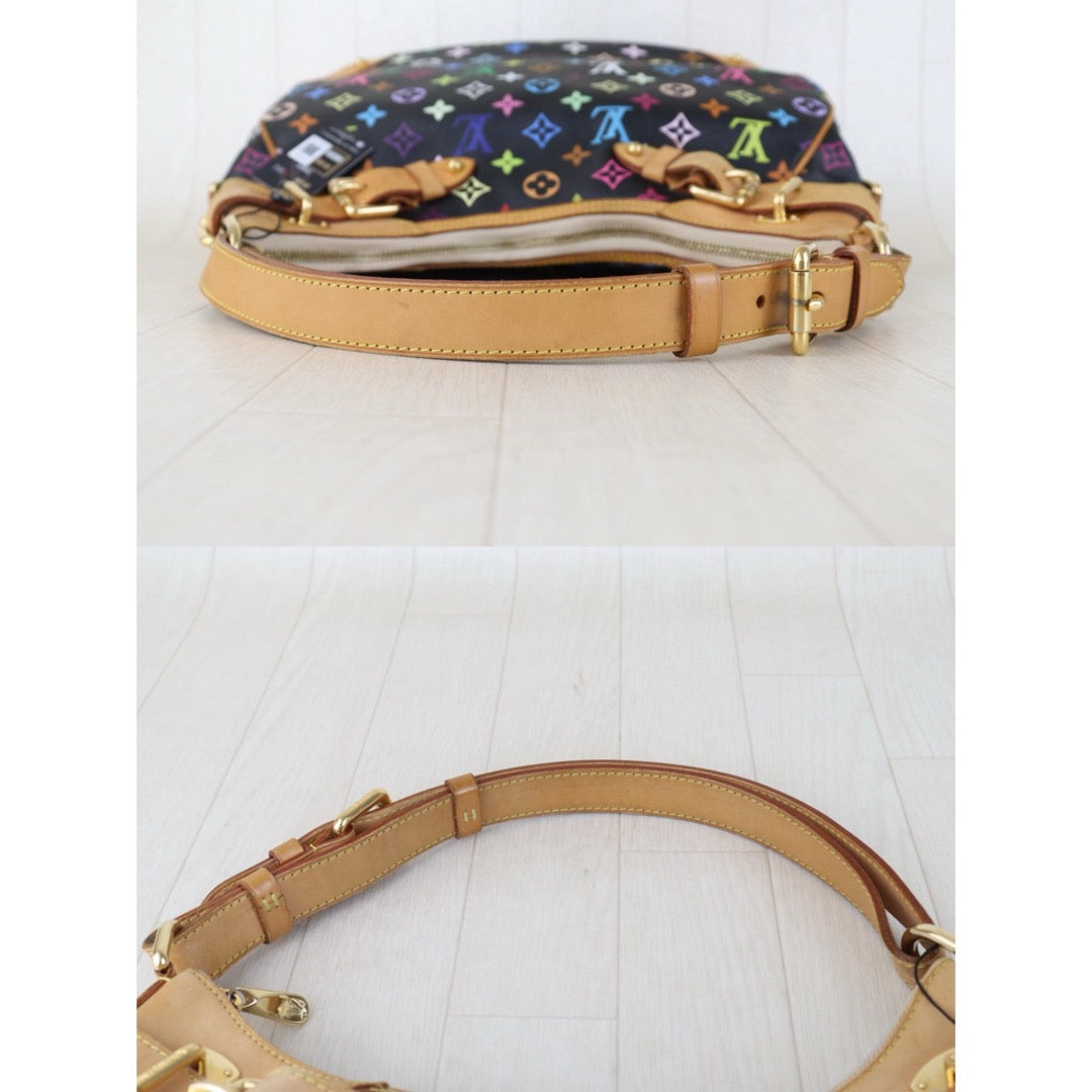 Include Entrupy Certificate of Authenticity｜Good ( Rank AB)｜Louis Vuitton Monogram Takashi Murakam Multicolor Greta ShoulderBag｜Z26091612