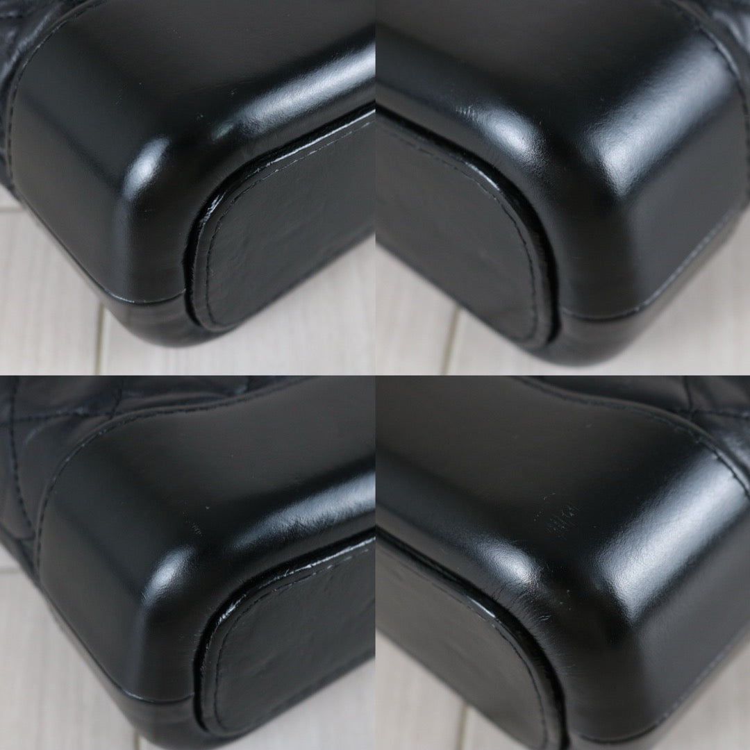 Good ( Rank AB)｜ CHANEL PM Gabrielle Calf Leather Shoulder Bag Black Made In 2018Year｜S26030812