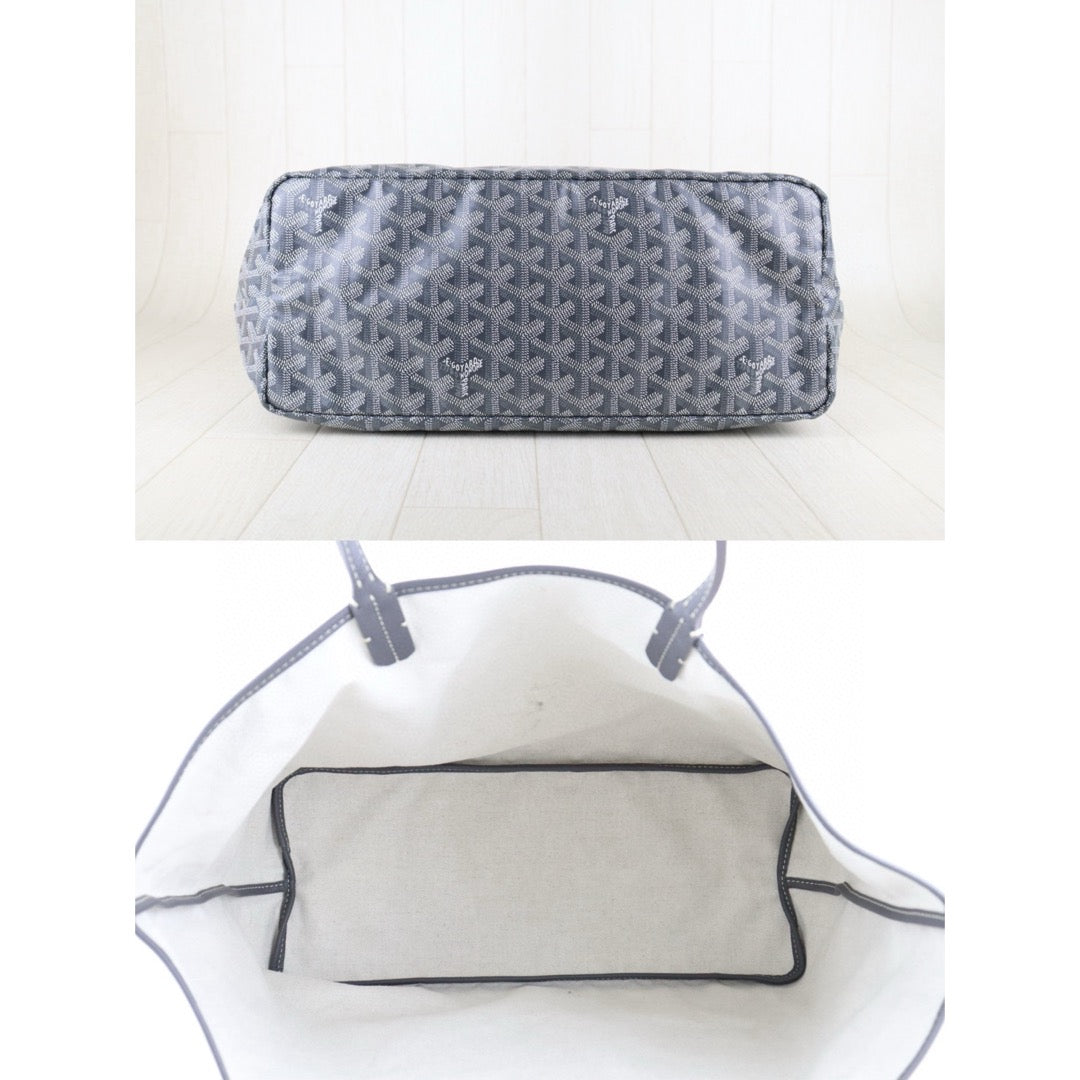 Very Good ( Rank A)｜ Goyard Saint-Louis PM Tote Bag Grey｜H25011324