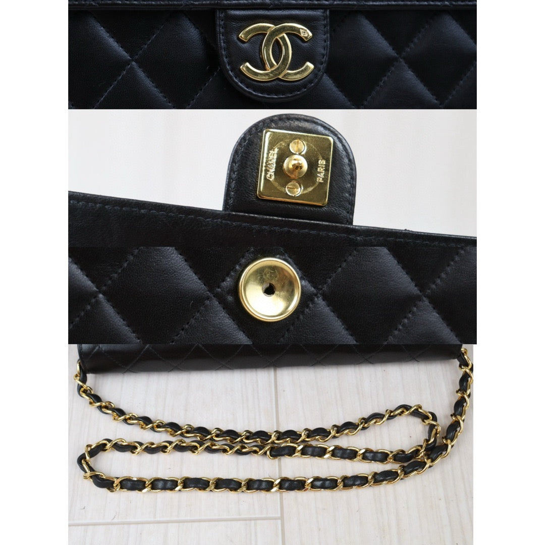 Good ( Rank AB)｜ CHANEL  Lamb Skin Chain CF 25 Shoulder Bag Made in 1997-1999Year ｜24071901