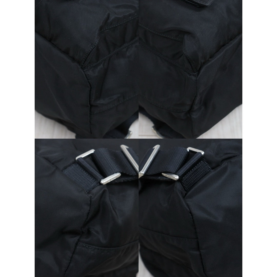 Include Entrupy Certificate of Authenticity｜Good ( Rank AB)｜Prada Nylon Backpack Small  Black｜26042105
