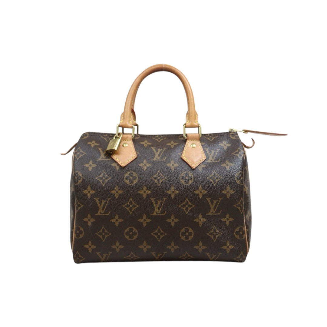 Include Entrupy Certificate of Authenticity｜Good ( Rank AB)｜ Louis Vuitton Monogram Speedy 25 Hand Bag IC Chips Model｜26042812