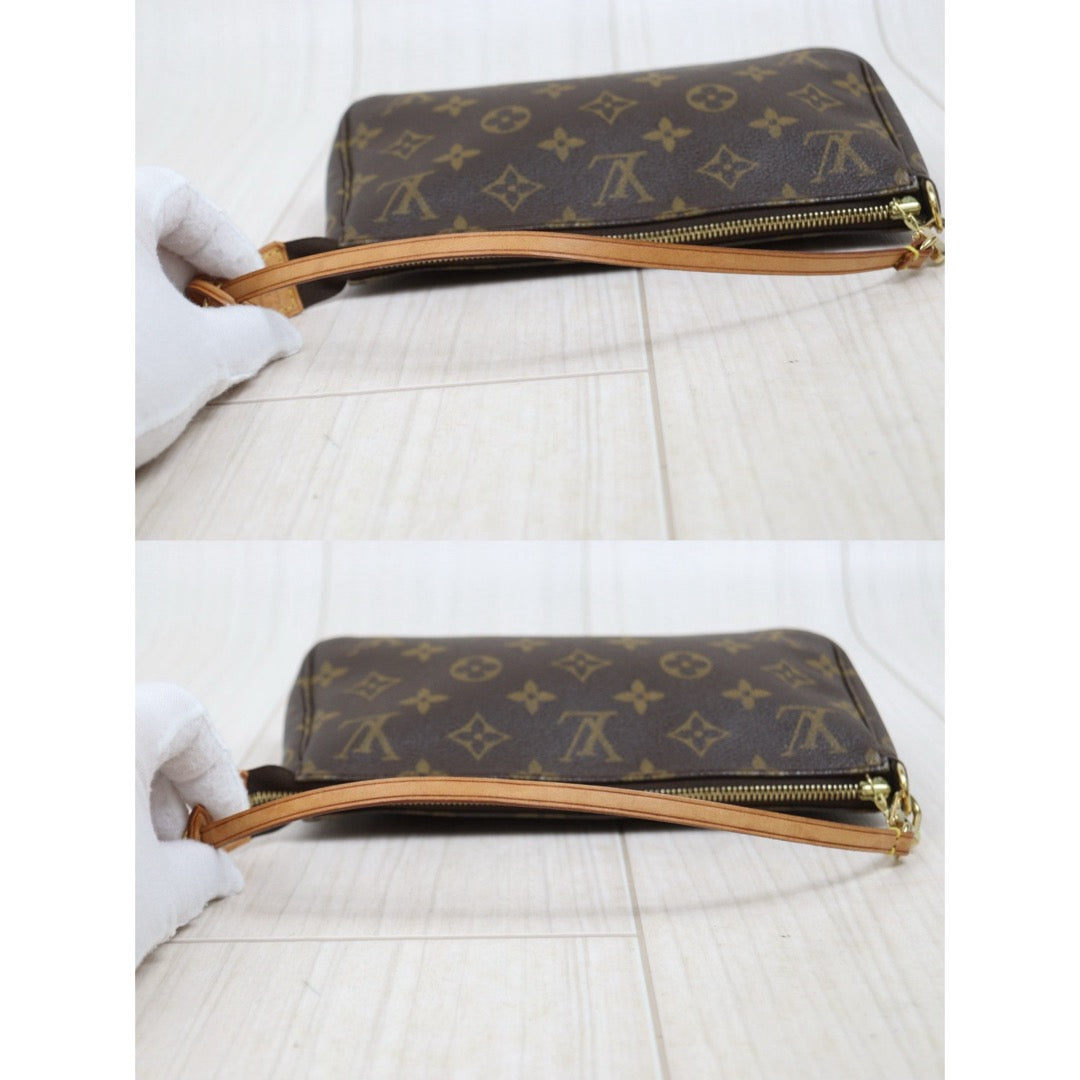 Include Entrupy Certificate of Authenticity｜Good ( Rank AB)｜Louis Vuitton Monogram Pochette Accessoires ｜26040806