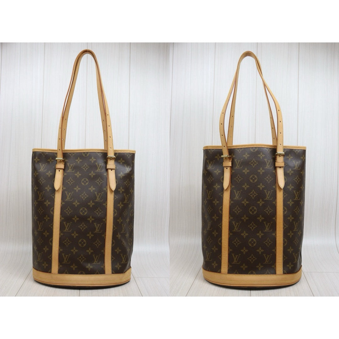 Include Entrupy Certificate of Authenticity｜Very Good ( Rank A)｜ Louis Vuitton  Monogram Petit Bucket GM Tote Bag With Pouch｜26070314