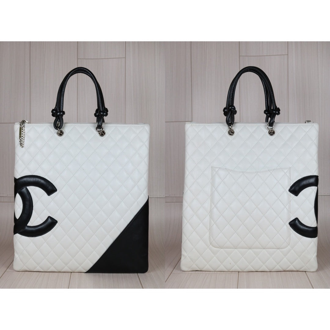 Good ( Rank AB)｜ CHANEL Cambon Line ToteBag  Made In 2004-2005 Year｜S24060402