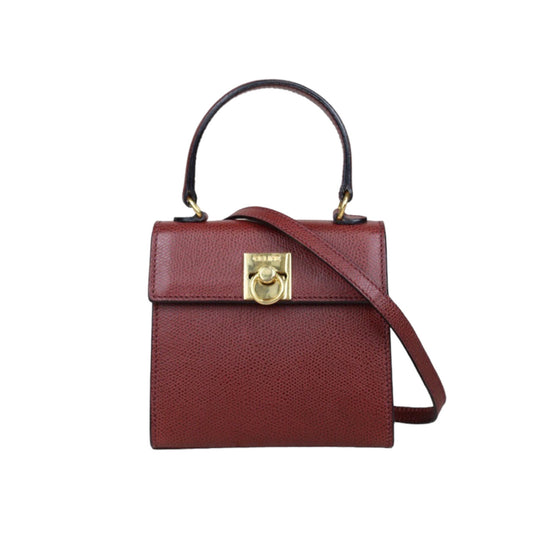 Rank A ｜ CELINE Mini Kelly Handbag Shoulder Bag Red｜23102802