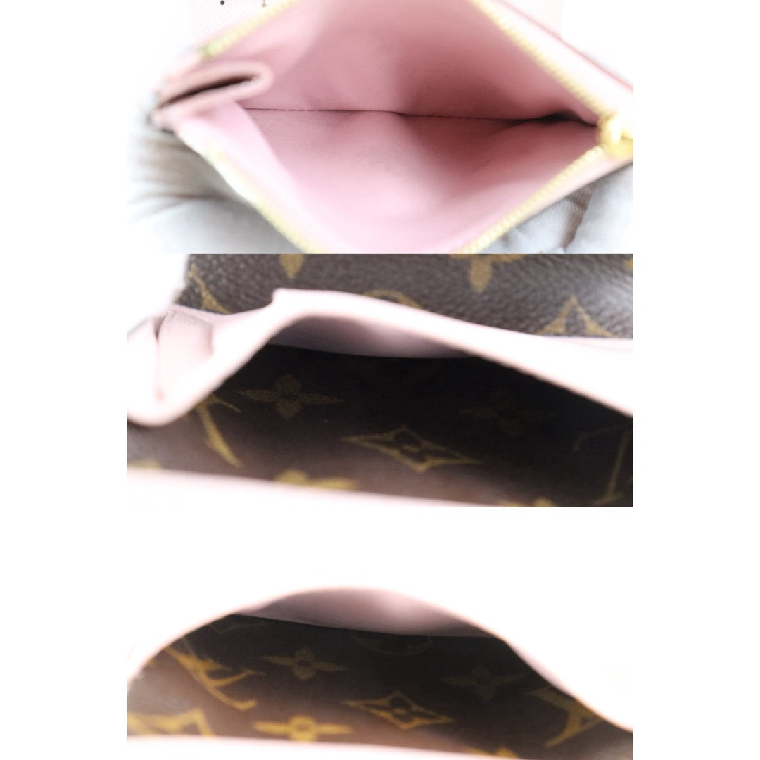 Include Entrupy Certificate of Authenticity｜Good ( Rank AB)｜ Louis Vuitton Monogram Ariane Wallet Rose Ballerine｜S26090409