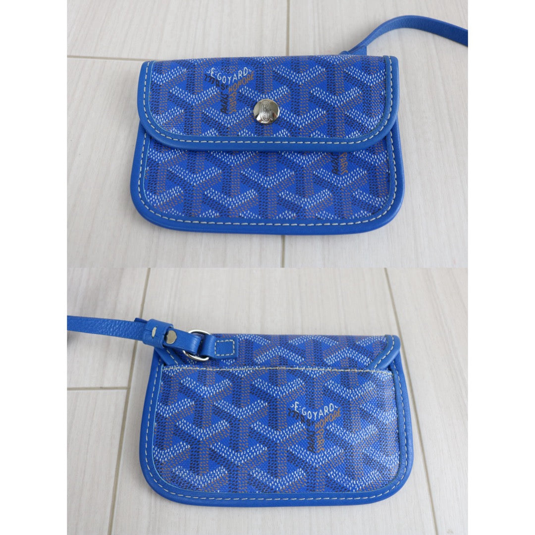 Include Entrupy Certificate of Authenticity｜Good ( Rank AB)｜ Goyard Anjou Mini Tote Bag Blue｜X26051706
