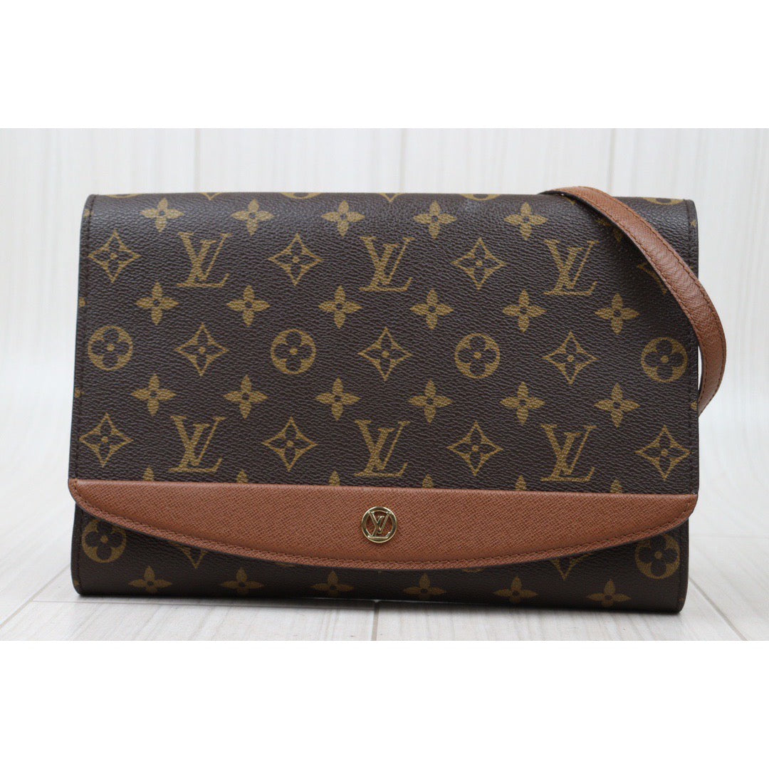 Rank AB ｜ LV Monogram Bordeaux GM Shoulder Bag ｜24043002