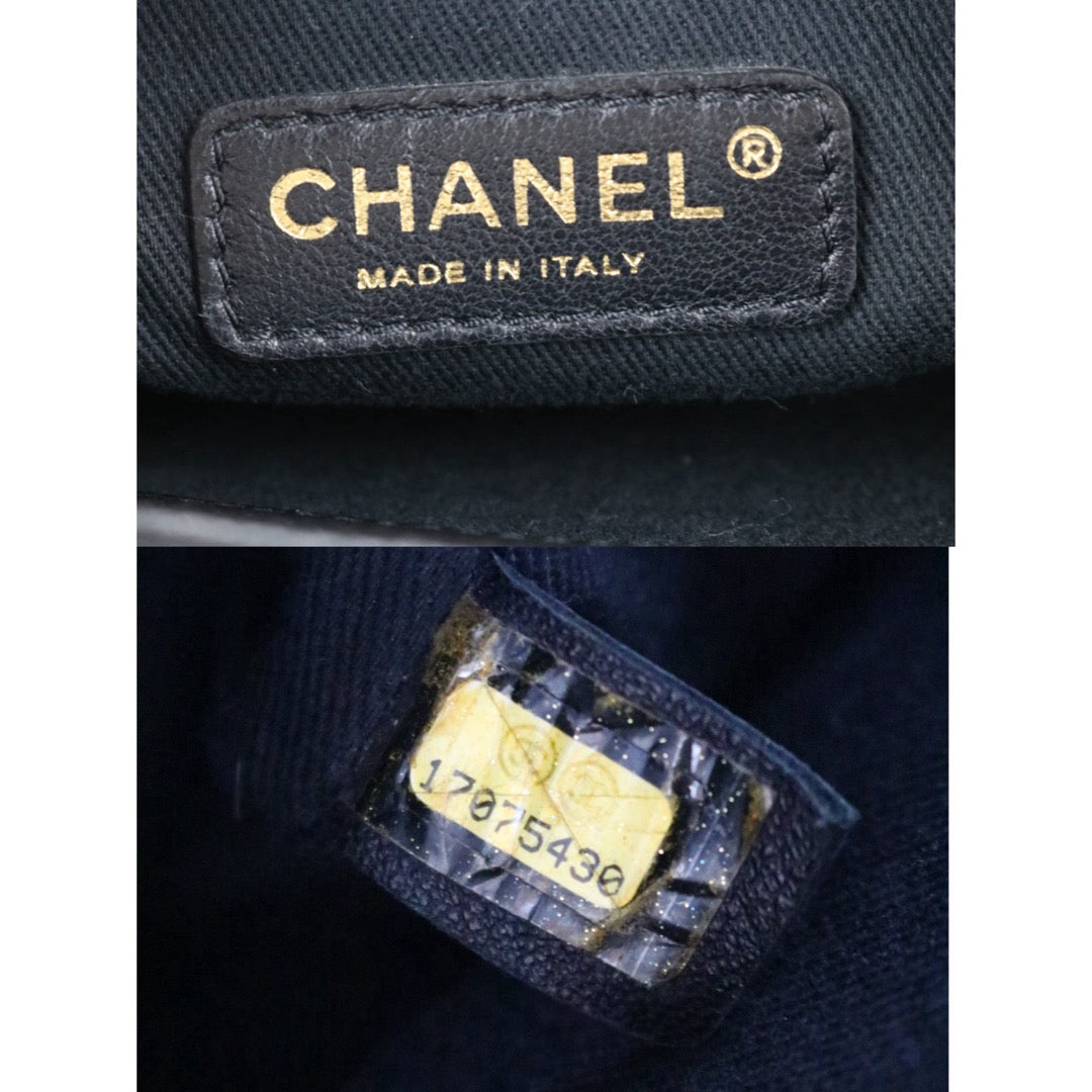 Include Entrupy Certificate of Authenticity｜Very Good ( Rank A)｜ CHANEL Caviar Skin  Matrasse Chain Tote Bag Black Made In 2012-2013Year｜X26051714
