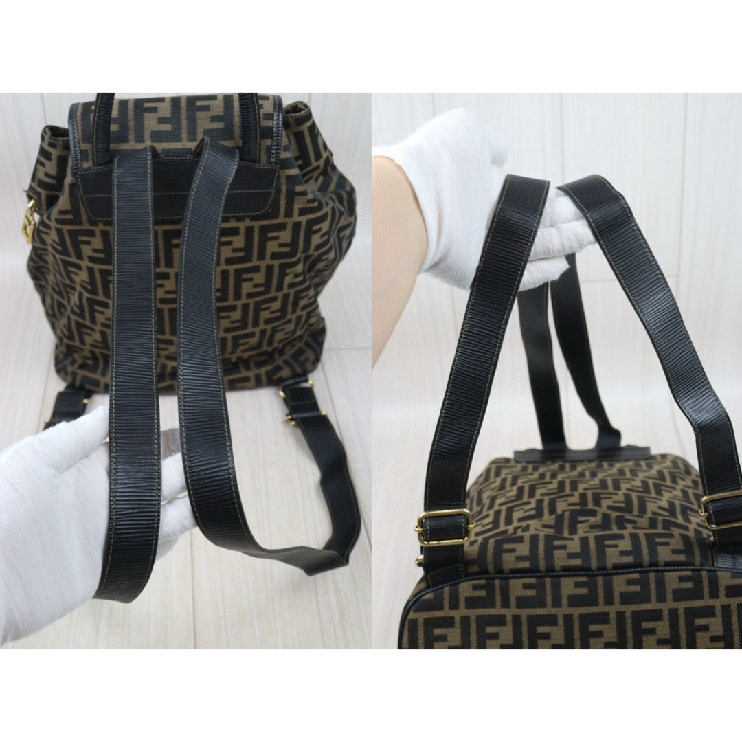 Very Good ( Rank A) ｜ FENDI Zucca Backpack ｜24102215