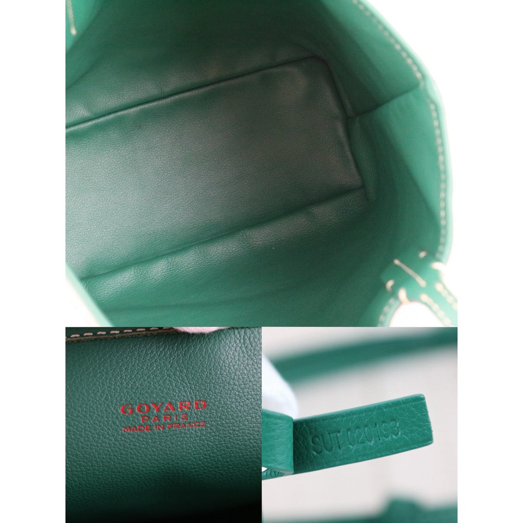 Very Good ( Rank A)｜ Goyard Mini Tote Bag Green｜B24111203