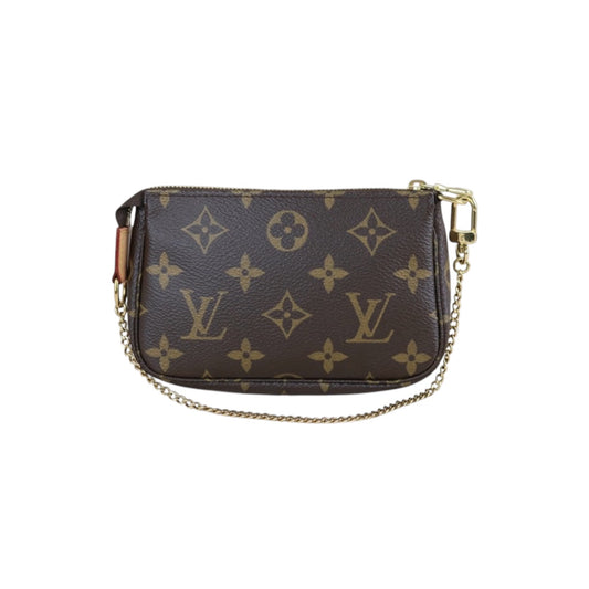 Include Entrupy Certificate of Authenticity｜Very Good ( Rank A) ｜ Louis Vuitton Monogram Mini Pochette Accessoire｜X26051806