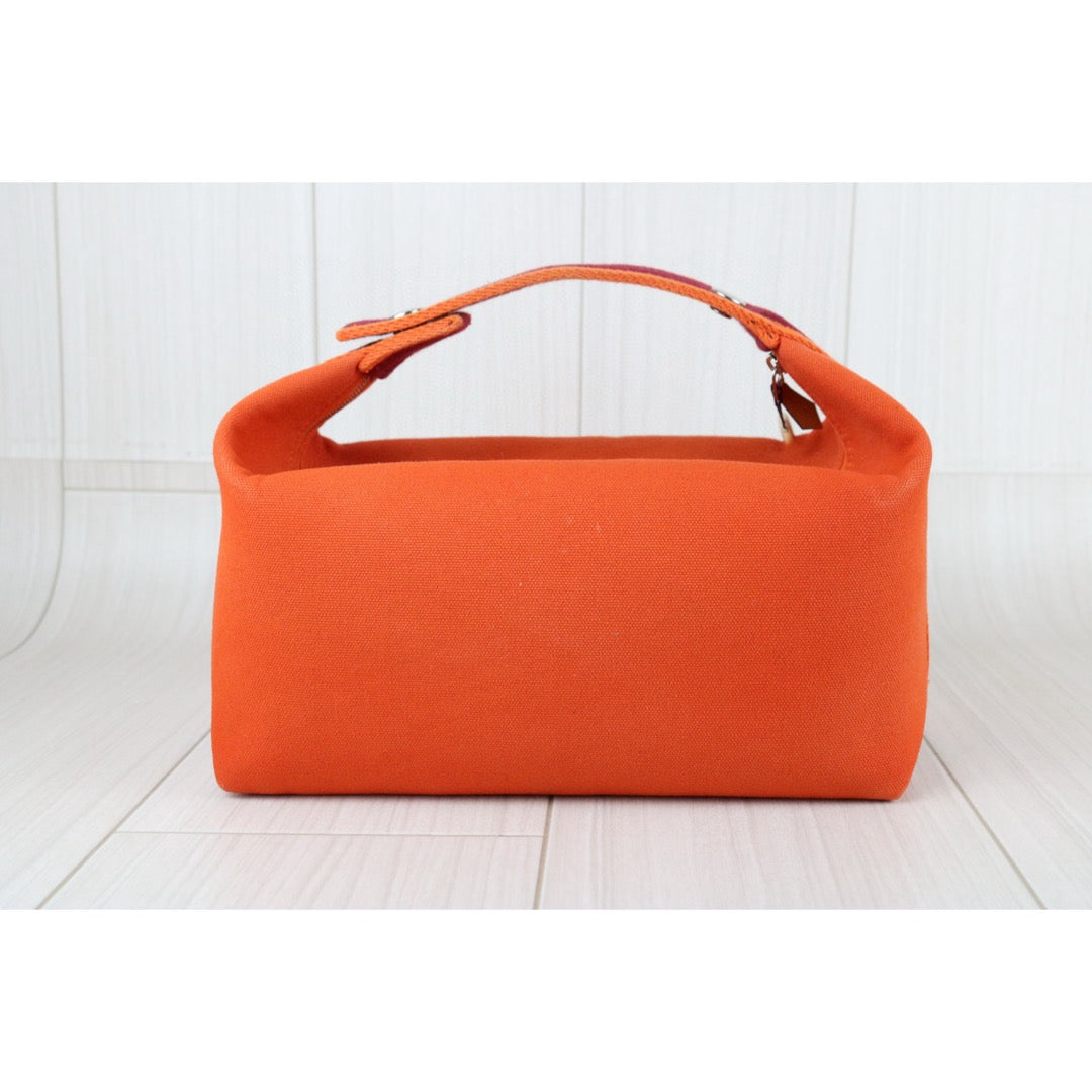 Very Good ( Rank A) ｜ HERMES Bride-A-Brac GM Canvas Orange Handbag｜S25042303