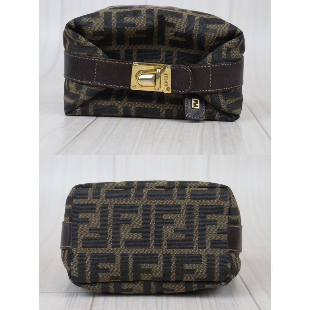 Rank A ｜ FENDI Zucca Handbag ｜23100612