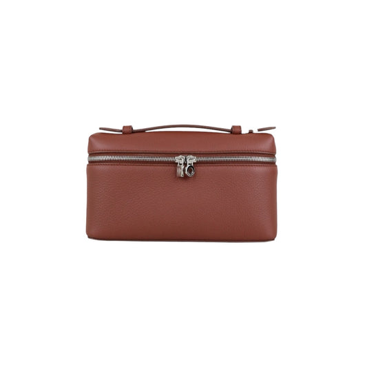 Excellent（Rank SA）｜Loro Piana Extra Pocket 19 Leather Top Handle Bag Shoulder Bag Brick Red ｜W25070804