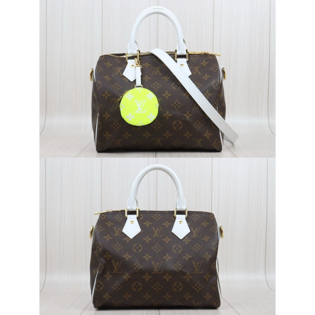 Very Good ( Rank A) ｜ LV Monogram Speedy Bandouliere  25 Hand Bag With Shoulder Strap Tennis Limited Edition｜P25082715