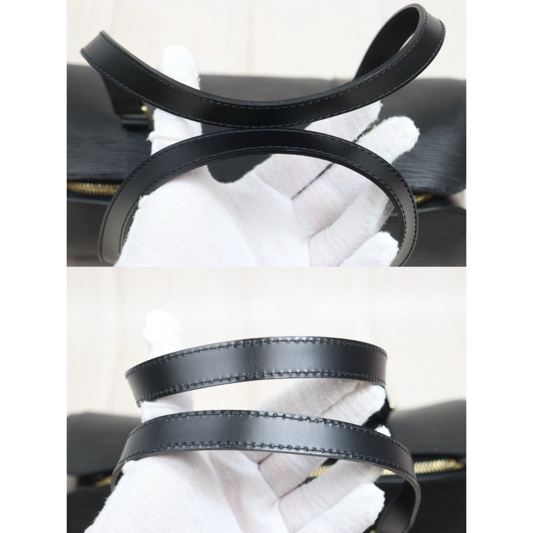 Include Entrupy Certificate of Authenticity｜Very Good ( Rank A)｜ Louis Vuitton Epi Soufflot Handbag Black｜26042814