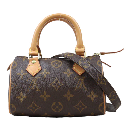 Rank A ｜ LV Monogram Mini Speedy Handbag Wirh Shoulderstrap｜24061321