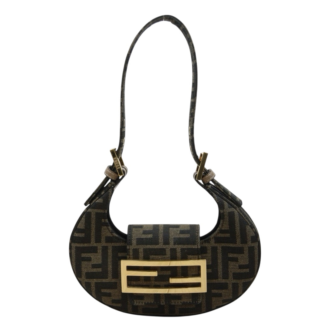 Very Good ( Rank A)｜ FENDI Zucca Mini Cookie Handbag｜S25110427
