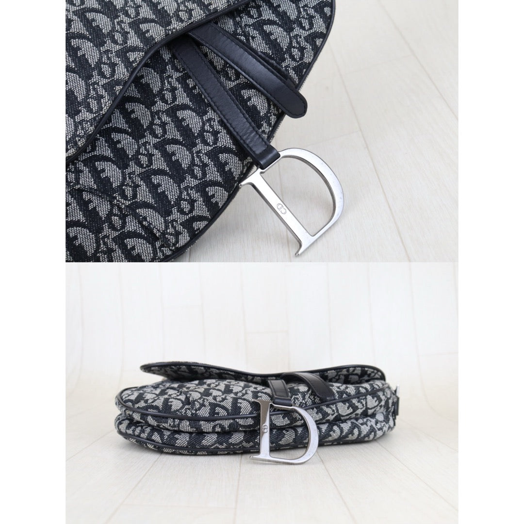 Include Entrupy Certificate of Authenticity｜Very Good ( Rank A)｜Dior Trotter Saddle Shoulder Bag Medium｜S26012704