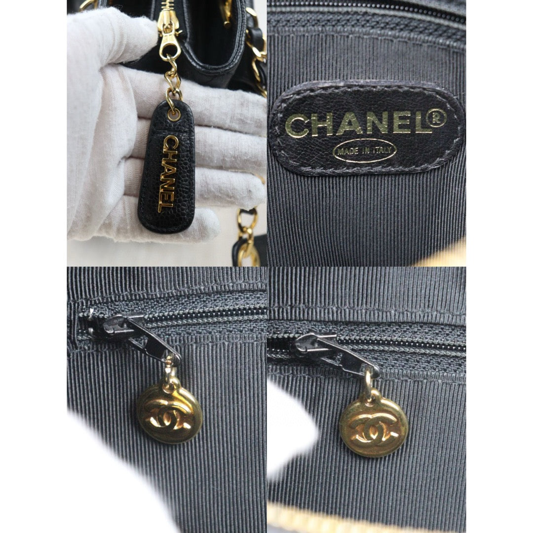 Good ( Rank AB)｜CHANEL Caviar Skin Shoulder Bag Made in 1996-1997 Year｜P24110112