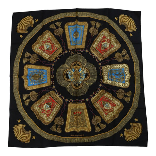 Very Good ( Rank A) ｜ HERMES Poste et Cavalerie Scarf 90｜V25110603