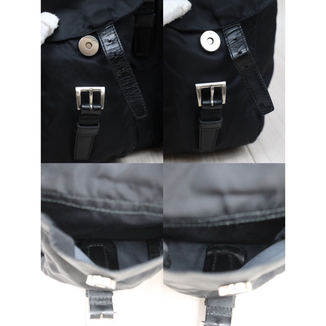 Rank AB｜Prada Nylon Backpack Medium Black｜V24051501