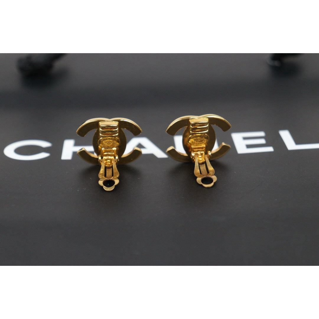 Very Good ( Rank A) ｜CHANEL Vintage 18K Gold Plating Earrings  Made In 1995Year ｜24111419