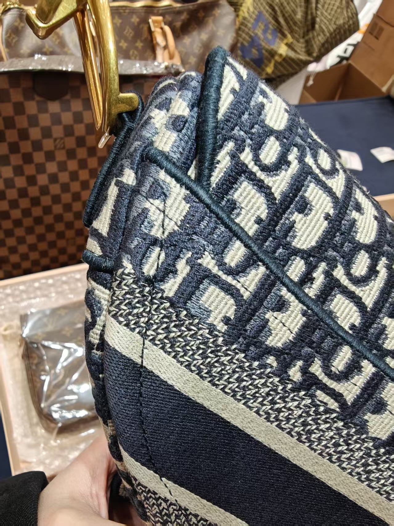 Dior Trotter Saddle Shoulder Bag