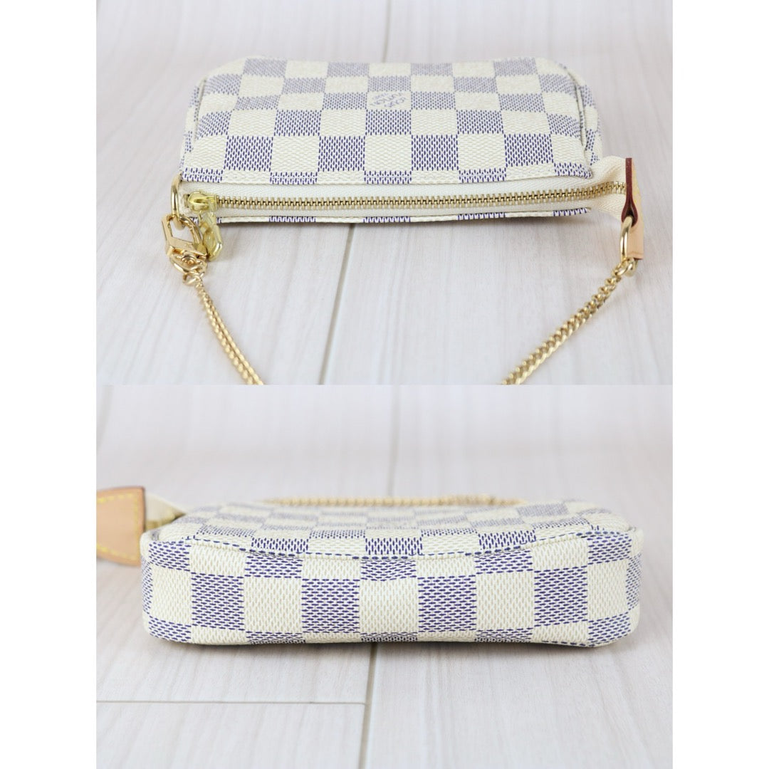 Excellent（Rank SA）｜ LV Mini Pochette Accessoir White｜X25091405