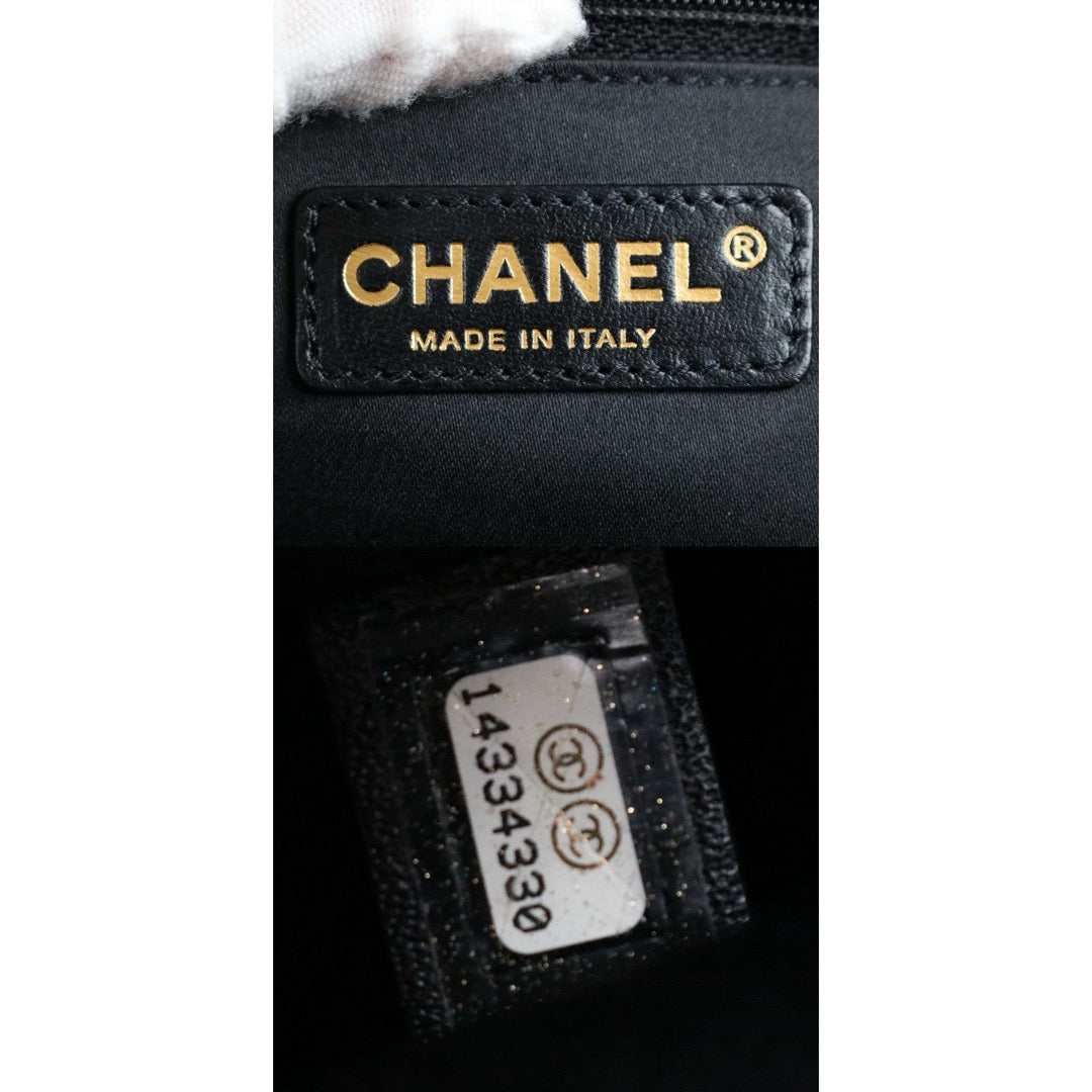 Very Good ( Rank A) ｜ CHANEL Matrasse GST Chain Tote Bag Caviar Skin Black  Made In 2010-2011 Year｜S24080801