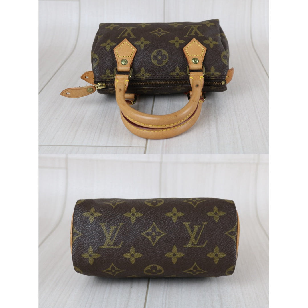 Include Entrupy Certificate of Authenticity｜Good ( Rank AB) ｜ Louis Vuitton Monogram Mini Speedy Hand Bag ｜S26073116