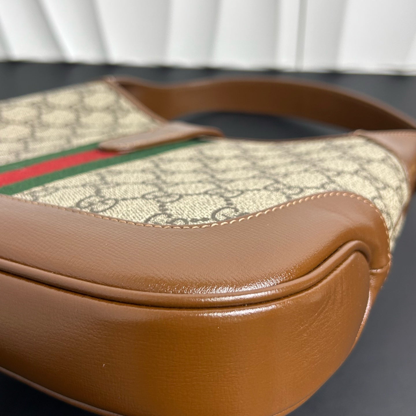 Very Good ( Rank A) ｜ GUCCI Monogram Jackie 1961 Handbag Shoulder Bag