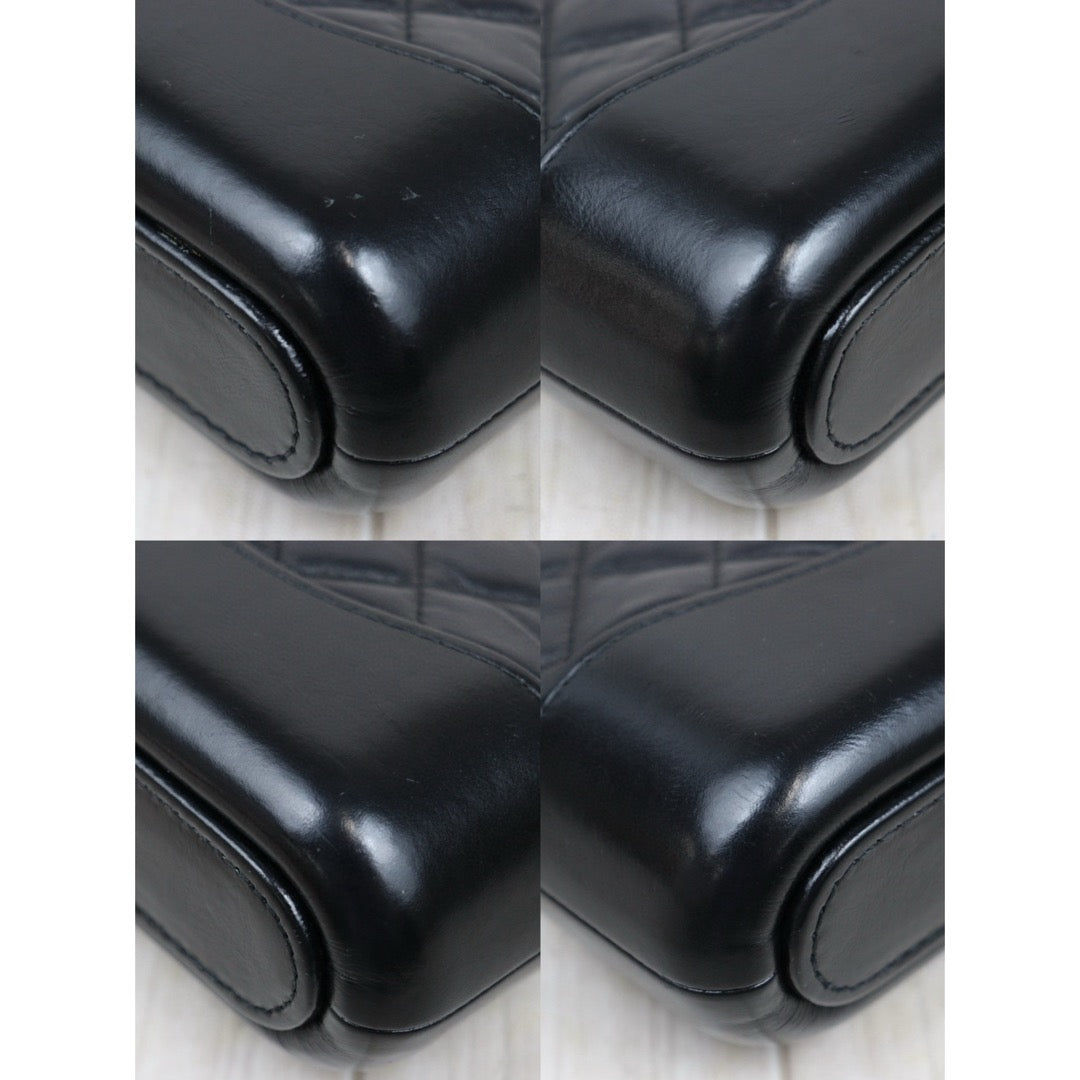 Very Good ( Rank A)｜CHANEL Mini Gabrielle Aged Calfskin Shoulder Bag Black Made in 2019-2020Year｜S25033009