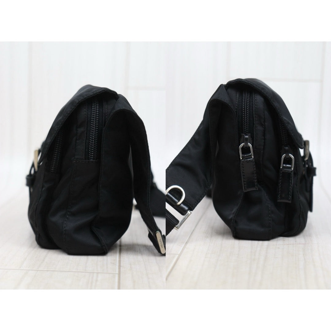 Good ( Rank AB)｜Prada Nylon ShoulderBag Black｜25051707