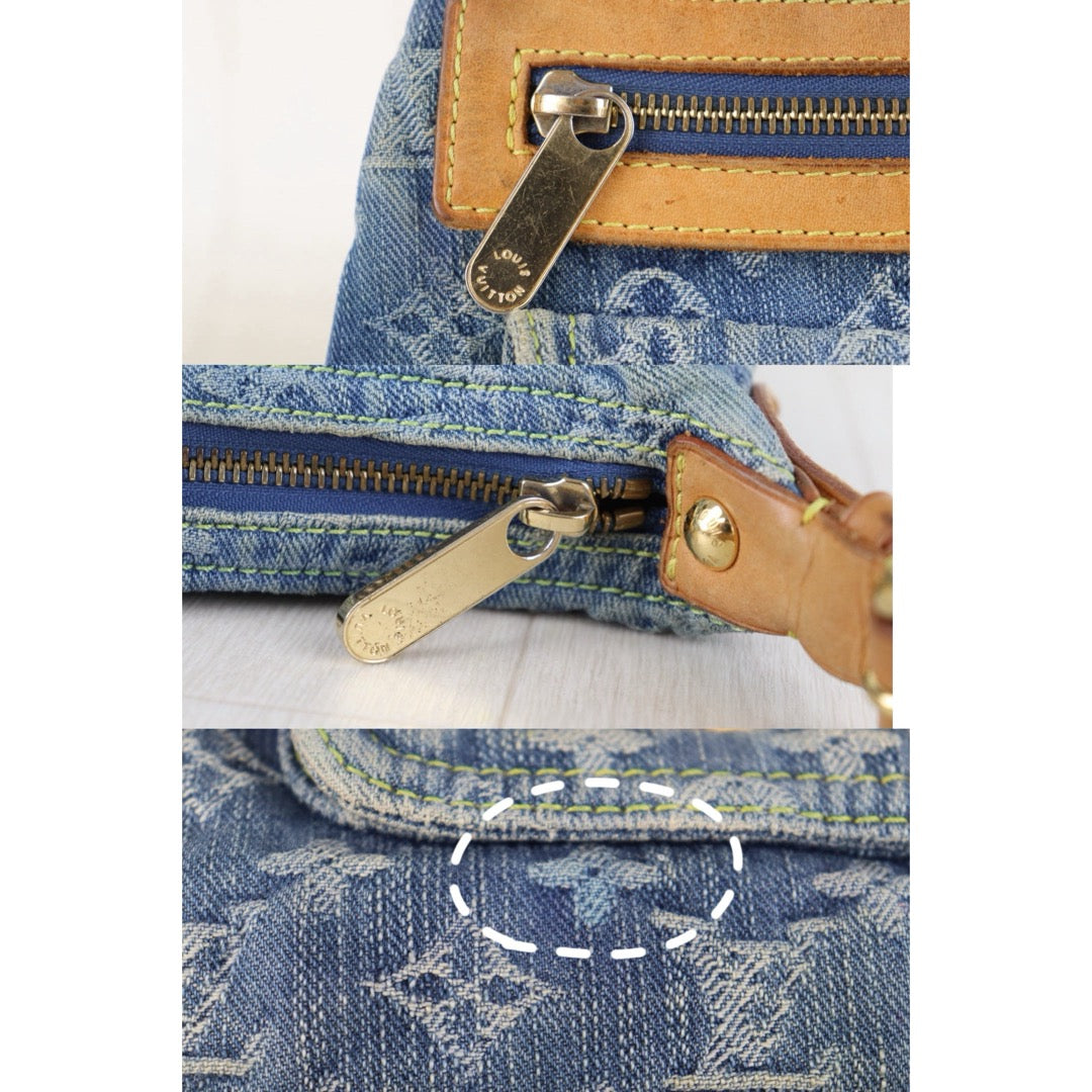 Include Entrupy Certificate of Authenticity｜Good ( Rank AB)｜Louis Vuitton Monogram Denim Baggy PM  ShoulderBag｜Z26092907