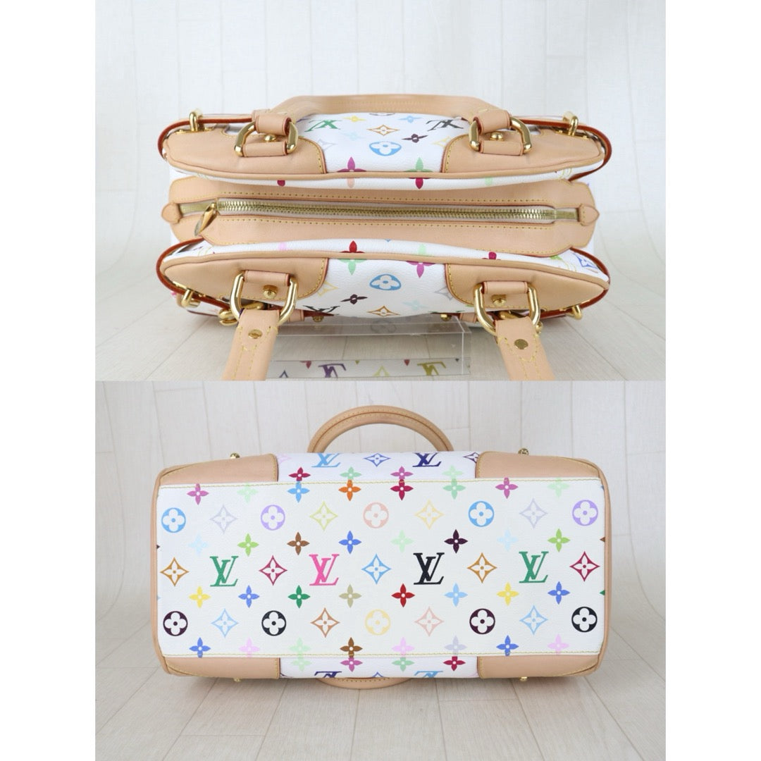 Include Entrupy Certificate of Authenticity｜Very Good ( Rank A)｜Louis Vuitton Takashi Murakam Multi Monogram  Claudia HanBag｜S26073120