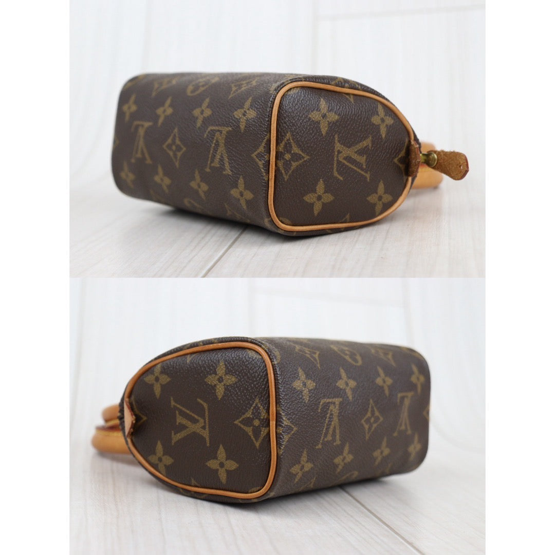 Rank A ｜ LV Monogram Mini Speedy Handbag With Shoulder Strap｜23121408