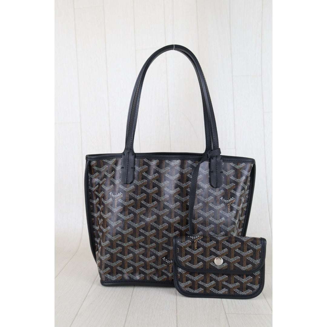 Excellent（Rank SA）｜ Goyard Anjou Mini Tote Bag Black｜S25110308