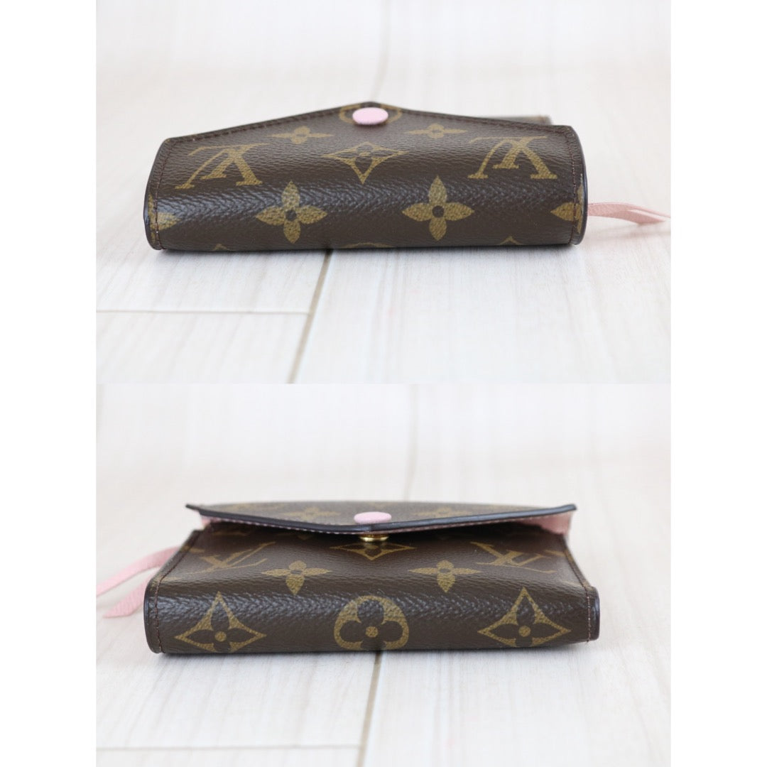 Include Entrupy Certificate of Authenticity｜Good ( Rank AB)｜ Louis Vuitton Monogram Ariane Wallet Rose Ballerine｜S26090734