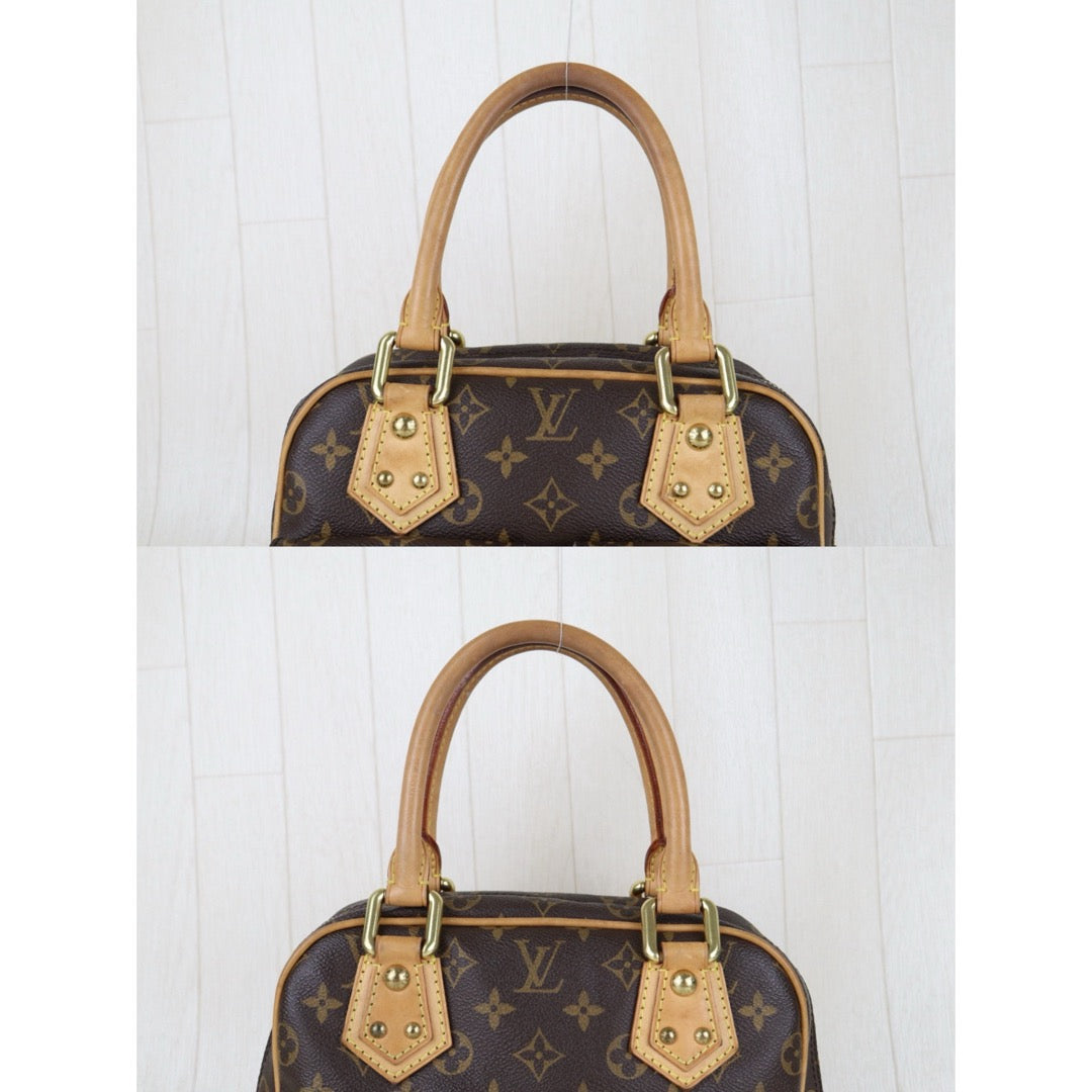 Include Entrupy Certificate of Authenticity｜Fair ( Rank B)｜｜ Louis Vuitton Monogram Manhattan PM Hand Bag｜S26012902