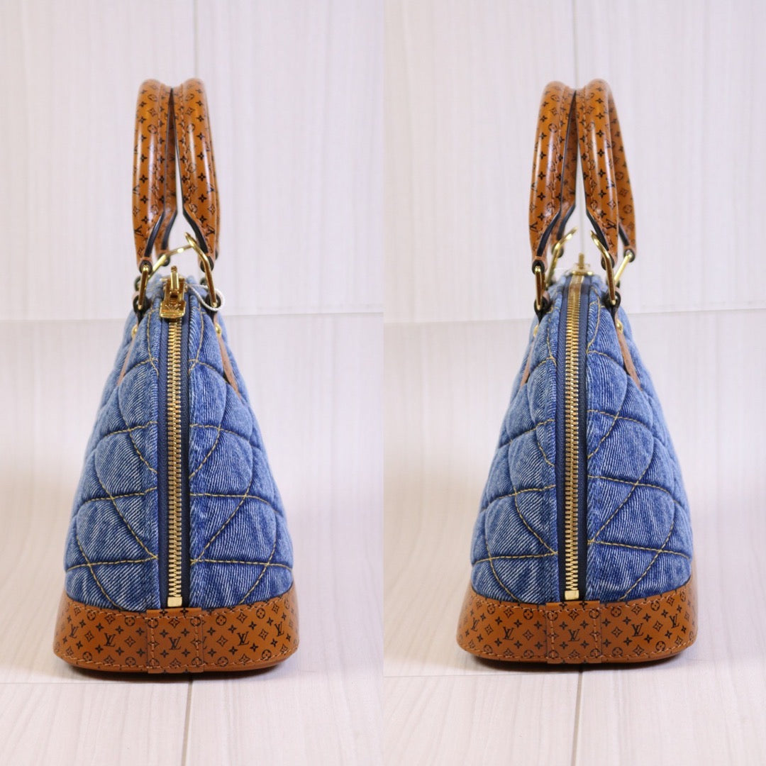 Rank SA ｜ LV Denim Alma BB Handbag With Shoulder Bag ｜S24040404