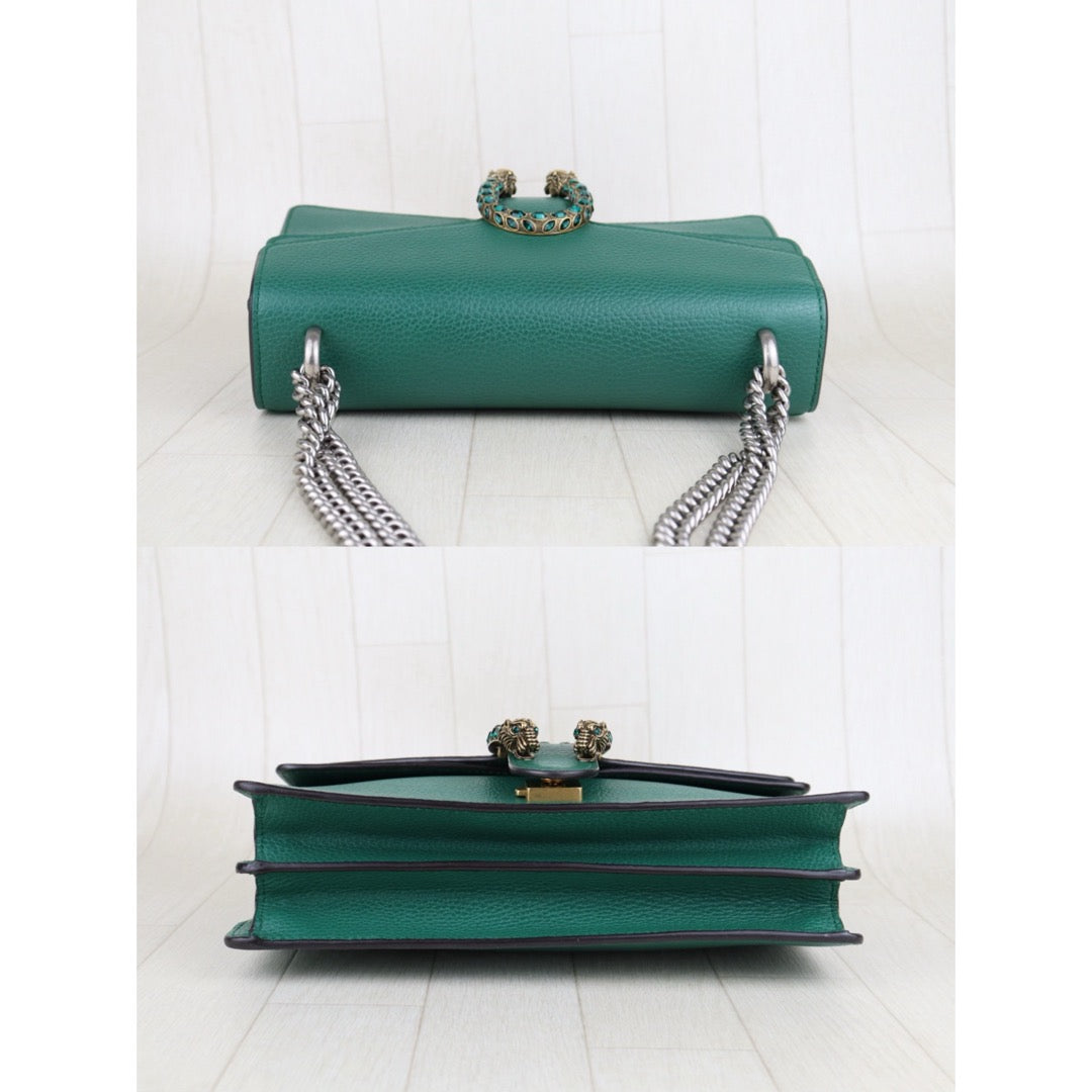 Very Good ( Rank A) ｜GUCCI Dionysus Shoulder  Bag Emerald｜H25063004