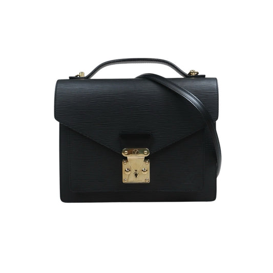 Include Entrupy Certificate of Authenticity｜Very Good ( Rank A)｜ Louis Vuitton Epi Capucines Monceau Handbag Shoulder Bag Black｜26072204