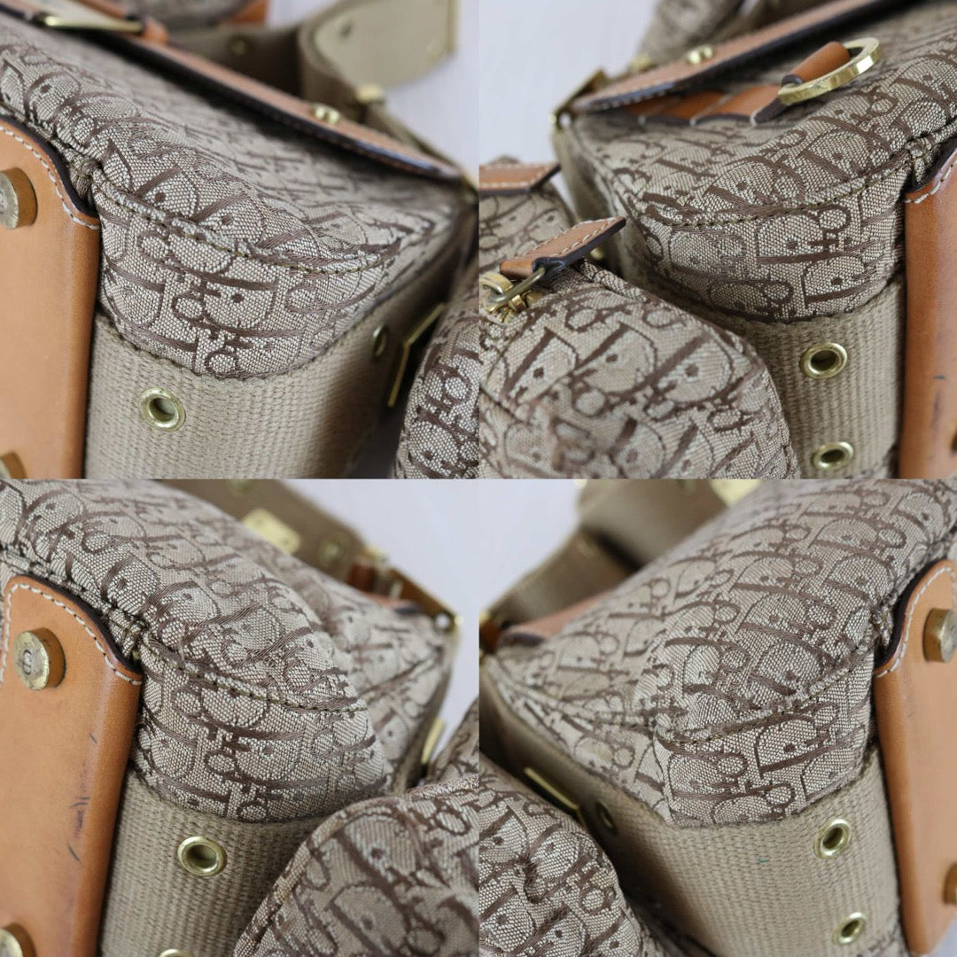 Good ( Rank AB)｜ Dior Punk Canvas Khaki Shoulder Bag ｜S25120401